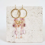 Citrine & Smoky Quartz Ammil Earrings Aaria Tees