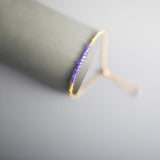 Black Spinel Adjustable Stacking Bracelet Aaria Tees