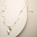 Opalite Bezel Necklace Aaria Tees