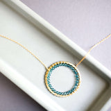 London Blue Quartz Halo Jewelry Set Aaria Tees