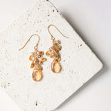 Citrine Aurora Earrings Aaria Tees