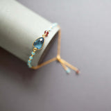 Green Amethyst Silver Isla Bracelet Aaria Tees