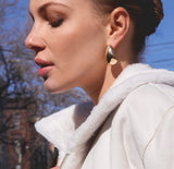 Raindrop Statement Earrings Aaria Tees