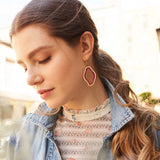 Ruby Red Quartz Freestyle Earrings Aaria Tees