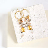 Amethyst & Citrine Ammil Earrings Aaria Tees