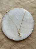Zodiac Pearl Necklace Aaria Tees