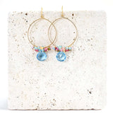 Aquamarine Quartz Swing Earring Aaria Tees