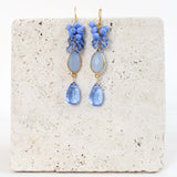 Bezel Cluster Earrings Aaria Tees