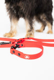 The Modern Dog Company - Ruby Red Adjustable Leash Aaria Tees