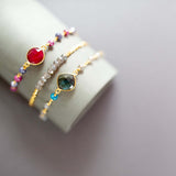 Labradorite Adjustable Stacking Bracelet Aaria Tees