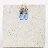 Sky Blue Quartz Bala Earrings Aaria Tees