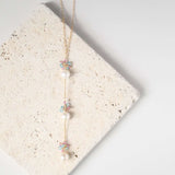 Pearl and Pink Tourmaline Necklace Aaria Tees