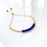 Lapis Lazuli Adjustable Stacking Bracelet Aaria Tees