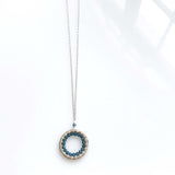 Halo Mini Silver Pendants Aaria Tees