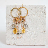 Iolite & Aquamarine Ammil Earrings Aaria Tees