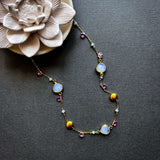 Opalite Gold Bezel Chain Aaria Tees