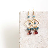 Garnet Pixy Earring Aaria Tees