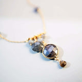 Labradorite Bezel Necklace Aaria Tees