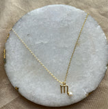 Zodiac Pearl Necklace Aaria Tees