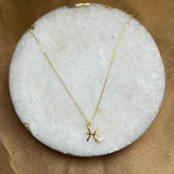 Zodiac Pearl Necklace Aaria Tees