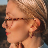 Rainbow Fringe Earrings Aaria Tees