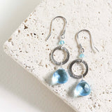 Aquamarine Quartz Airie Earring Aaria Tees