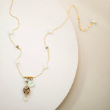 Smoky Quartz Bezel Necklace Aaria Tees