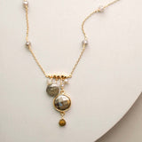 Labradorite Bezel Necklace Aaria Tees
