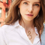 Labradorite Halo Necklace Aaria Tees