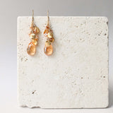Citrine Aurora Earrings Aaria Tees