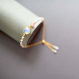 Opal Quartz Adjustable Gemstone Bracelet Aaria Tees