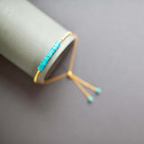 Turquoise Adjustable Stacking Bracelet Aaria Tees