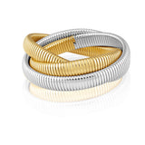 Infinity Multi Layered Bracelet Two-Tone Aaria Tees