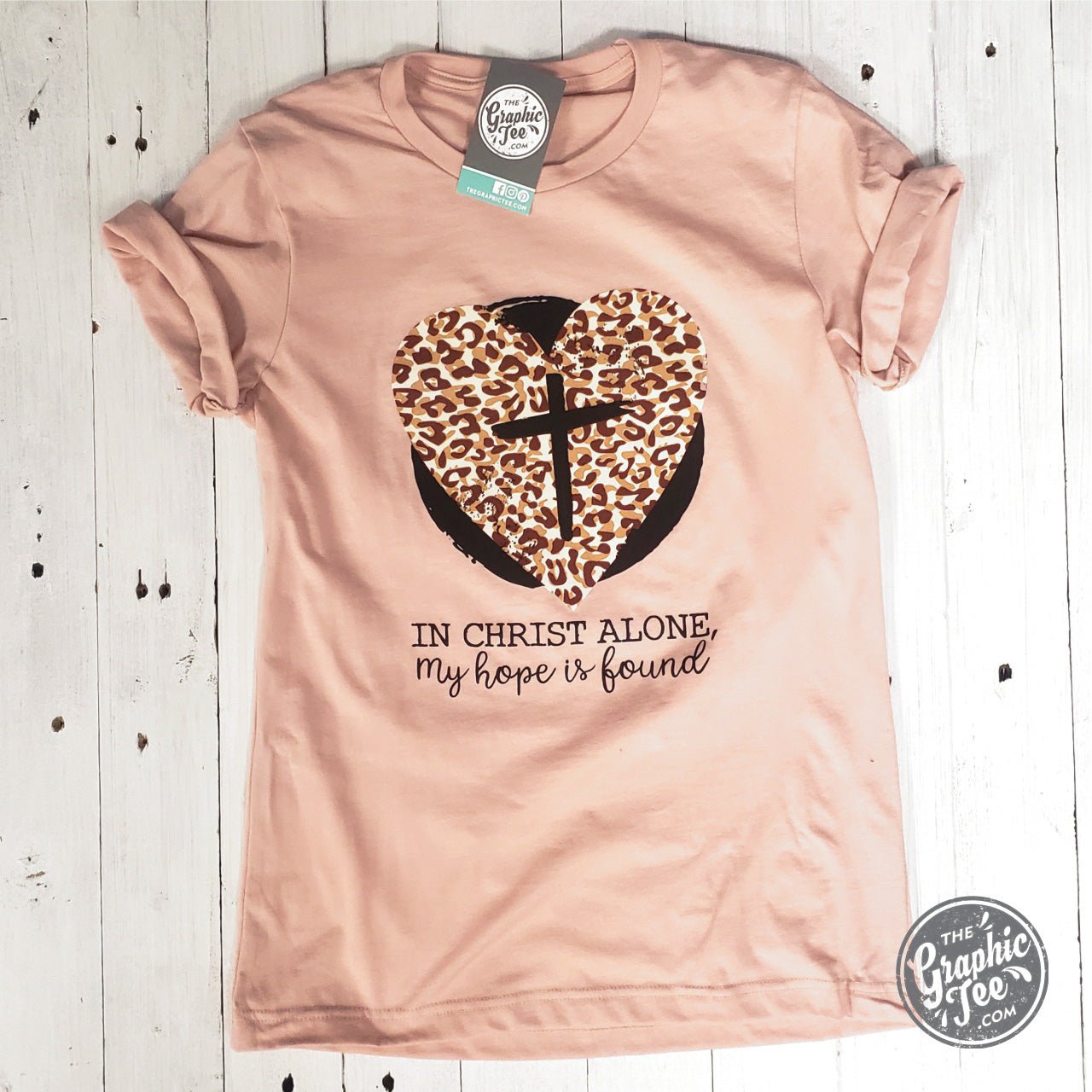 In Christ Alone, My Hope is Found - Unisex Tee - Aaria Tees Aaria Tees