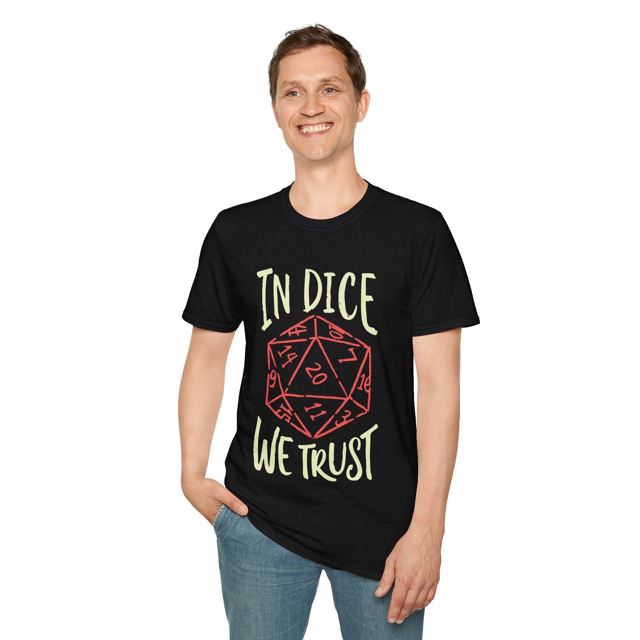 In Dice We Trust DnD T-Shirt - Aaria Tees Aaria Tees
