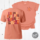In My Pumpkin Spice Era Comfort Wash Clay Short Sleeve Tee - Aaria Tees Aaria Tees