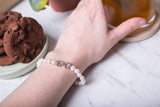 Infinite Hope Autism Ribbon Pearl & Sterling Bracelet - Aaria Tees Aaria Tees