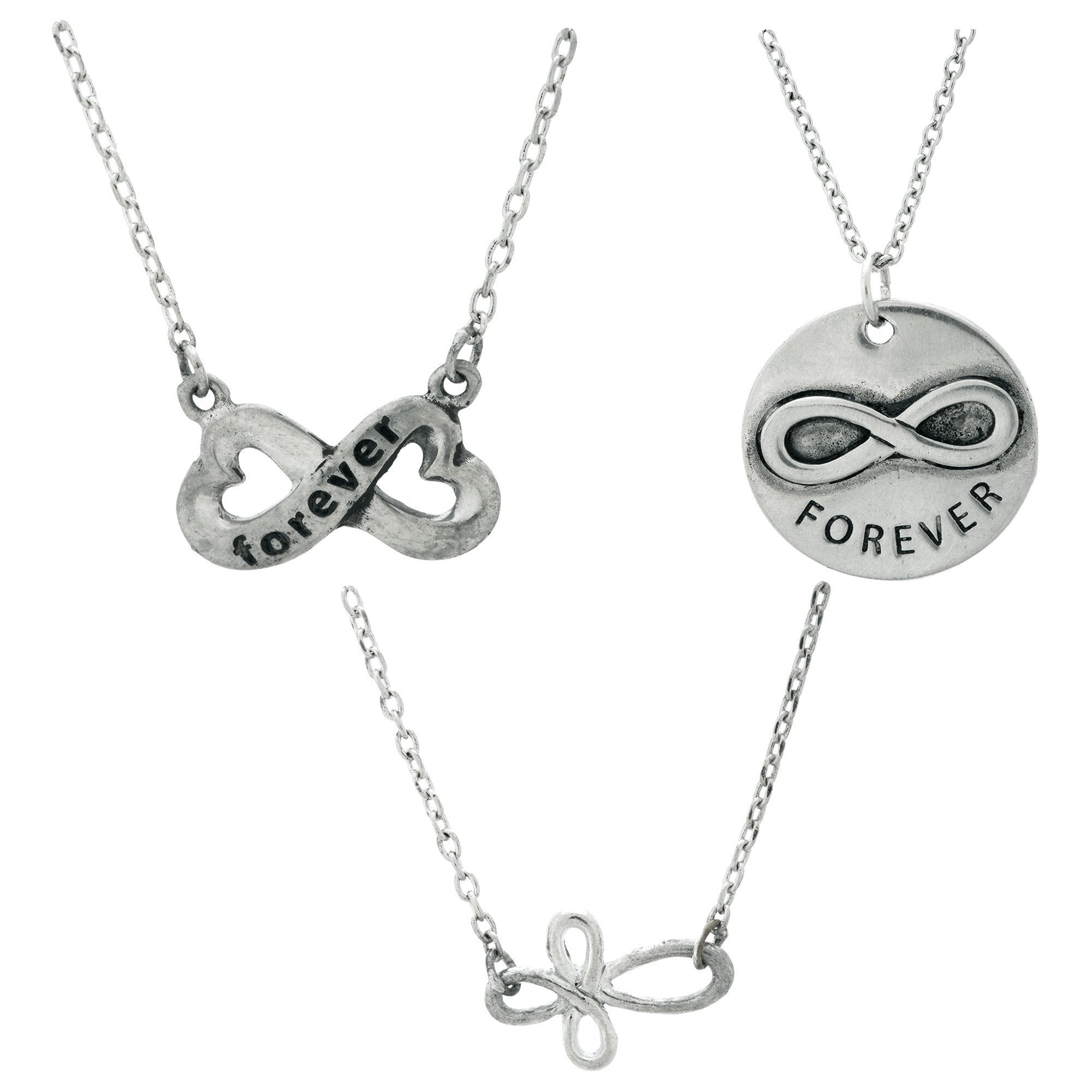 Infinite Strength of Love Pewter Necklace - Aaria Tees Aaria Tees