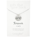 Infinite Strength of Love Pewter Necklace - Aaria Tees Aaria Tees