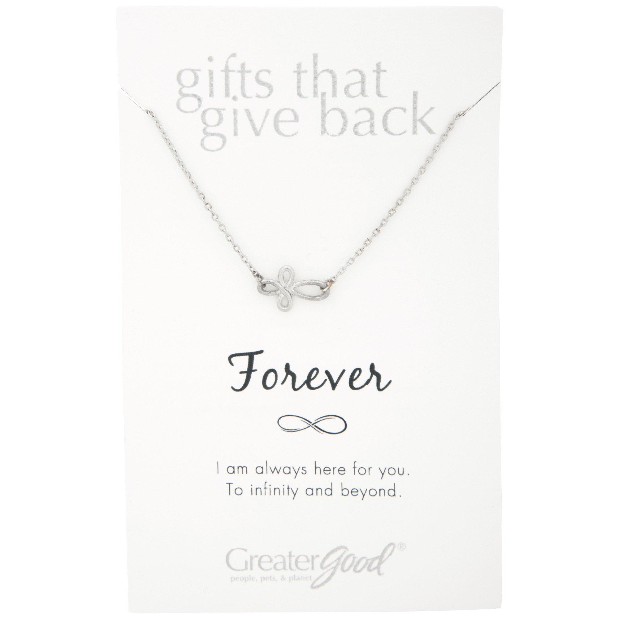 Infinite Strength of Love Pewter Necklace - Aaria Tees Aaria Tees