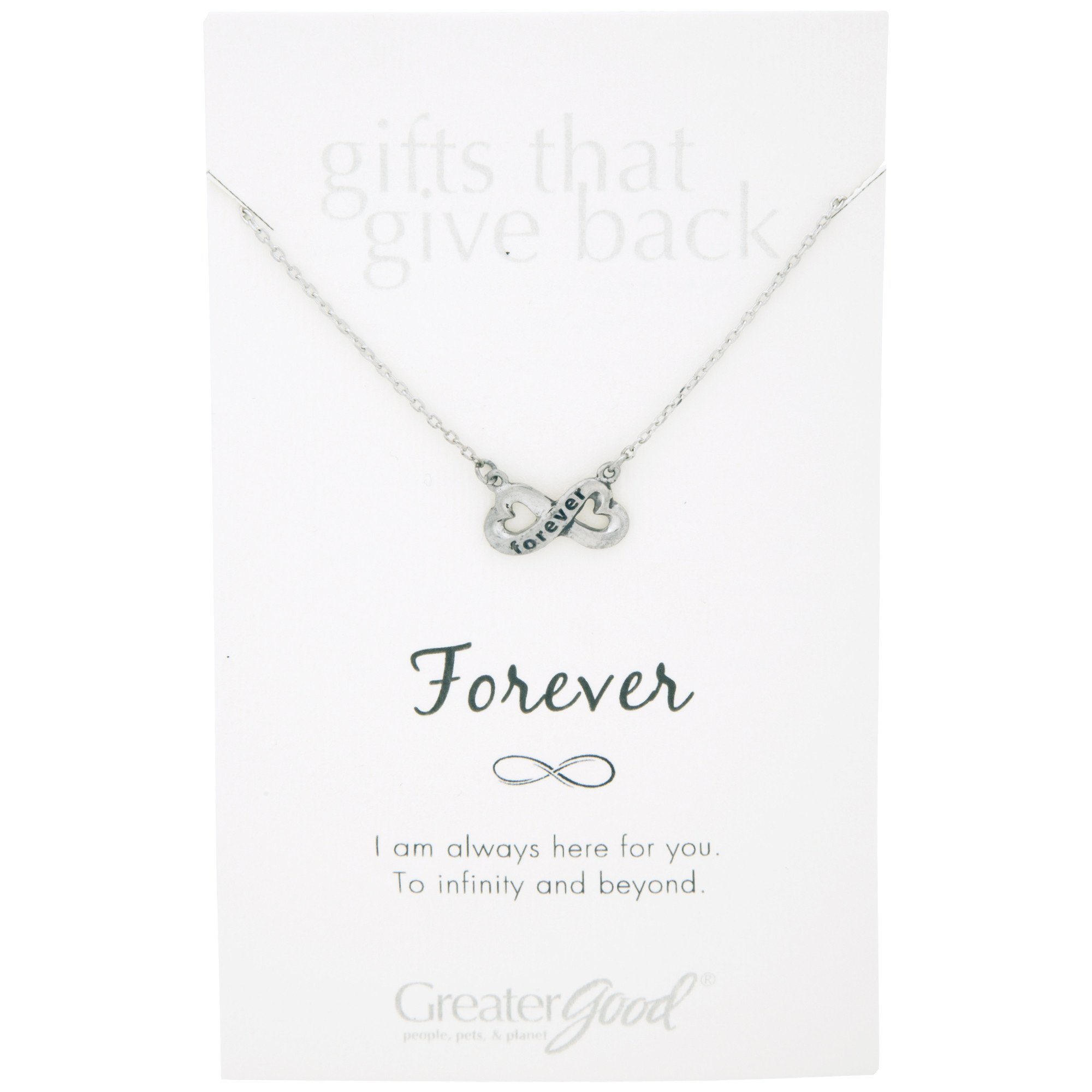 Infinite Strength of Love Pewter Necklace - Aaria Tees Aaria Tees