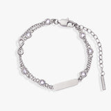 Infinity Chain Double Strand Bracelet - Aaria Tees Aaria Tees