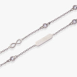 Infinity Chain Double Strand Bracelet - Aaria Tees Aaria Tees