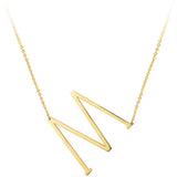 Initial Necklace Aaria Tees