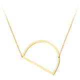 Initial Necklace Aaria Tees