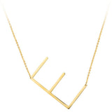 Initial Necklace Aaria Tees