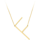 Initial Necklace Aaria Tees