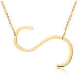 Initial Necklace Aaria Tees