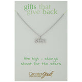 Inspirational Word Pewter Necklace - Aaria Tees Aaria Tees