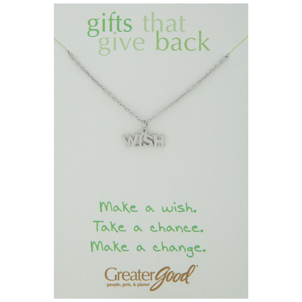 Inspirational Word Pewter Necklace - Aaria Tees Aaria Tees